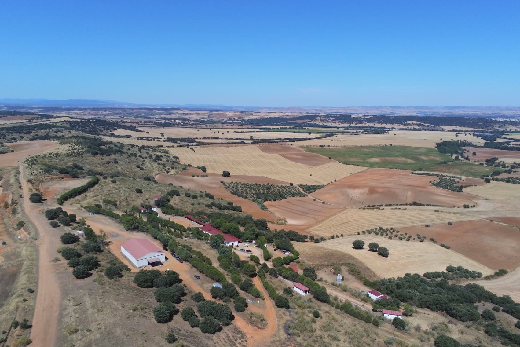 Vista aérea del Campamento Bautista Monte Calvario